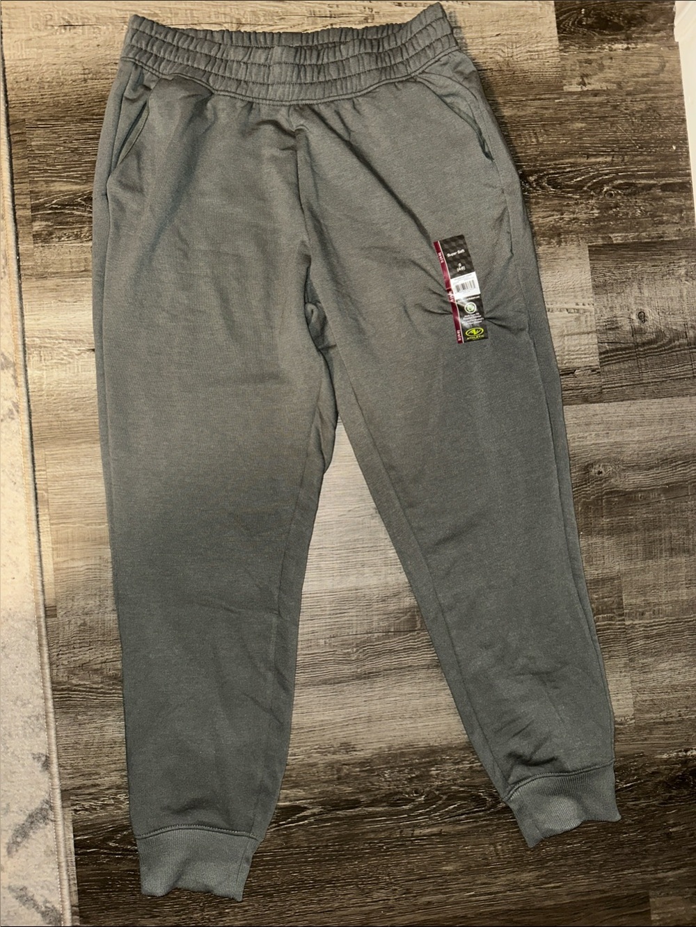 Athletic Works Women's Gray Jogger Track Pants